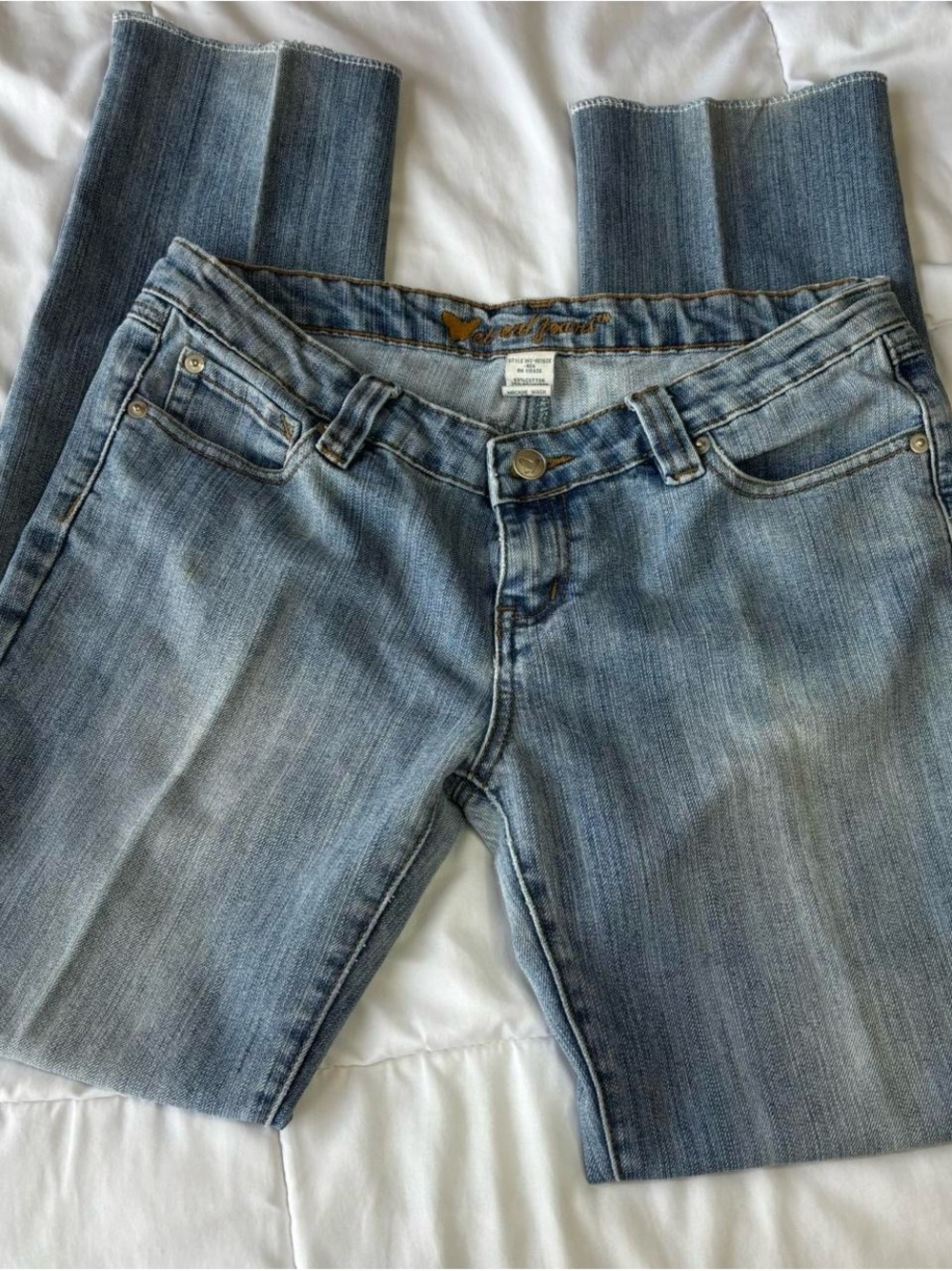 Vintage Y2K Wet Seal Light Blue Boot Cut Jeans